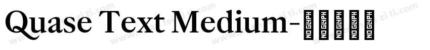 Quase Text Medium字体转换